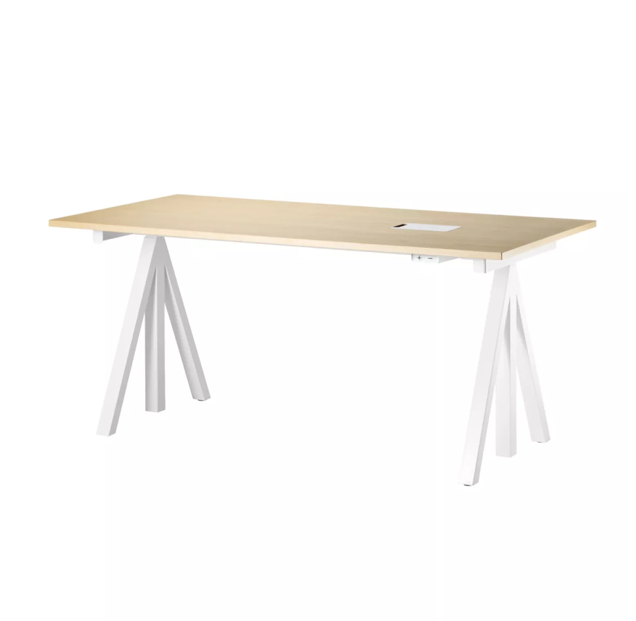 Plateau Bureau Pour Piètement - Frêne 3 Plateau Bureau Pour Piètement - Frêne