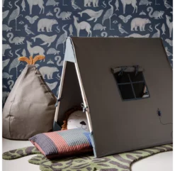 Ferm LIVING Pouf Poire - Kaki -LES ENFANTS DU DESIGN Soldes pouf poire brun ferm living 2 1264x1234