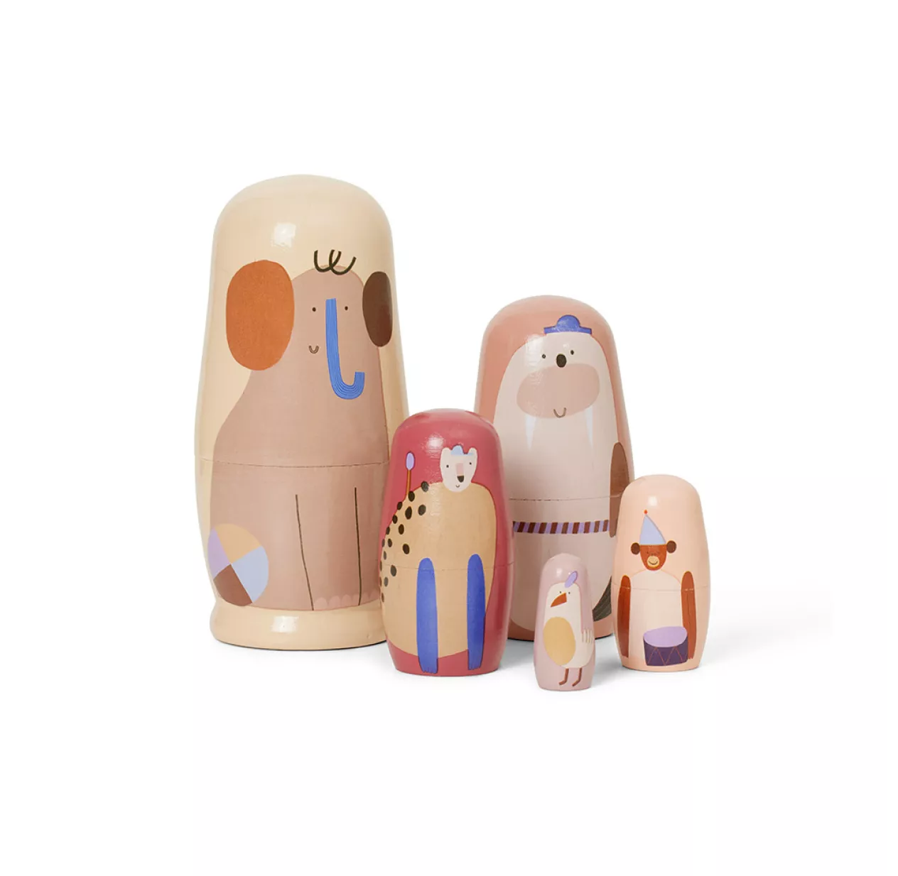 Ferm LIVING Poupées Russes Critter 3 Ferm LIVING Poupées Russes Critter