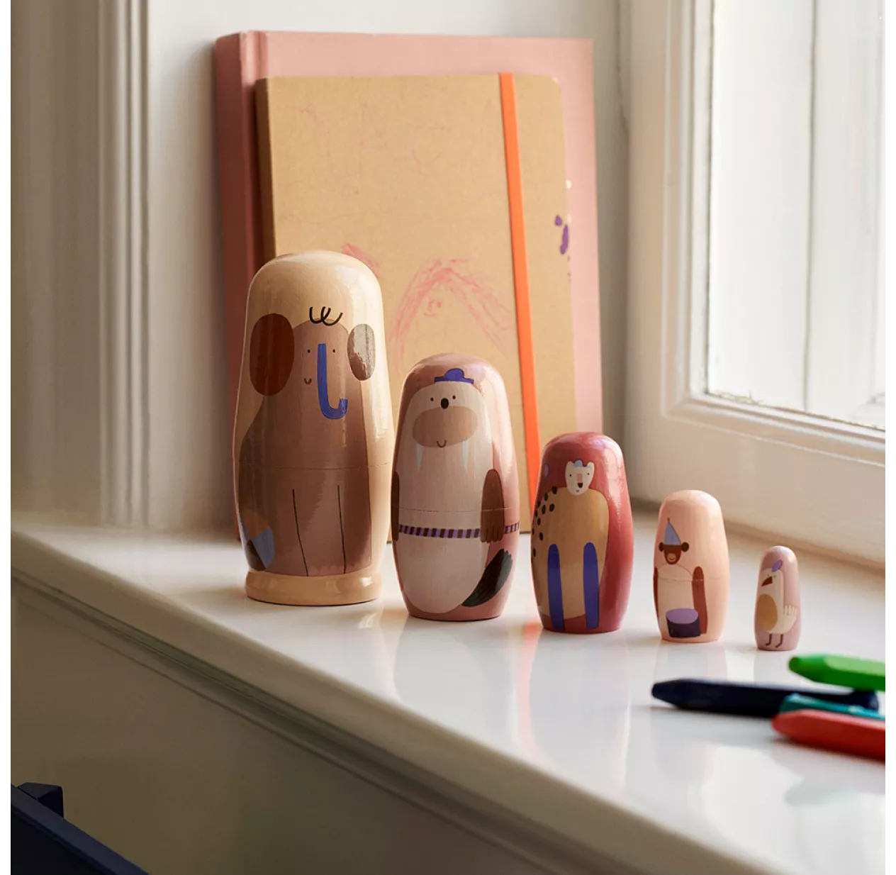 Ferm LIVING Poupées Russes Critter 4 Ferm LIVING Poupées Russes Critter – Image 2