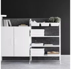 Rangement 2 Portes - Blanc -LES ENFANTS DU DESIGN Soldes rangement 2 portes white string 2 1264x1234