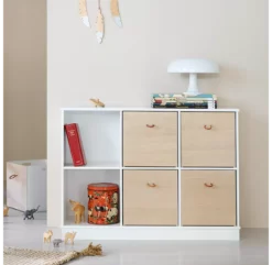 Set De 3 Caissons - Chêne/Blanc 8 Set De 3 Caissons - Chêne/Blanc -LES ENFANTS DU DESIGN Soldes set de 3 caisses de rangement wood chene oliver furniture 5 1264x1234