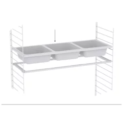 Etagère Bowl 78 X 30 Cm - Blanc -LES ENFANTS DU DESIGN Soldes string bowl shelf 6 1264x1234