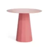 Table Ankara Lounge M - Rose -LES ENFANTS DU DESIGN Soldes table ankara lounge rose corail matiere grise 1264x1234