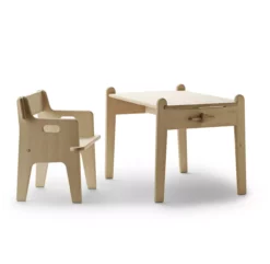 Table Enfant Peter CH411 -LES ENFANTS DU DESIGN Soldes table enfant peter s table carl hansen hans j wegner 3 1264x1234