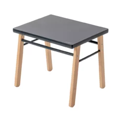 Table Gabriel Et Chaise Enfant Louise - Anthracite -LES ENFANTS DU DESIGN Soldes table gabriel chaise louise combelle hetre anthracite combelle 4 1264x1234
