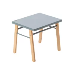 Table Gabriel Et Chaise Enfant Louise - Bleu Gris -LES ENFANTS DU DESIGN Soldes table gabriel chaise louise combelle hetre bleu gris combelle 4 1264x1234