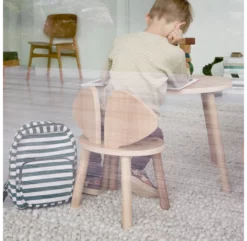 Nofred Table Enfant Mouse 2-5 Ans - Chêne -LES ENFANTS DU DESIGN Soldes table mouse nofred chene 4 1264x1234