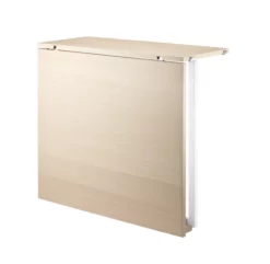 Table Murale Pliante - Frêne / Blanc -LES ENFANTS DU DESIGN Soldes table murale pliante ash white string 2 1264x1234