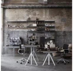 Table Murale Pliante - Gris 7 Table Murale Pliante - Gris -LES ENFANTS DU DESIGN Soldes table murale pliante grey string 3 1264x1234