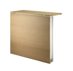 Table Murale Pliante - Chêne / Blanc -LES ENFANTS DU DESIGN Soldes table murale pliante oak white string 2 1264x1234