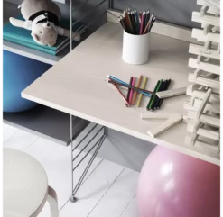 Plateau Bureau - Frêne 5 Plateau Bureau - Frêne -LES ENFANTS DU DESIGN Soldes tablette murale bureau ash string 2 1264x1234