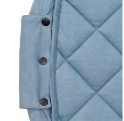 Play&Go Sac - Tapis D'éveil Organic - Bleu Gris -LES ENFANTS DU DESIGN Soldes tapis sac de jeux organic bleu play and go 5 1264x1234