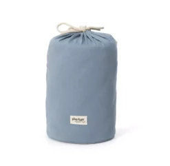 Play&Go Sac - Tapis D'éveil Organic - Bleu Gris -LES ENFANTS DU DESIGN Soldes tapis sac de jeux organic bleu play and go 6 1264x1234