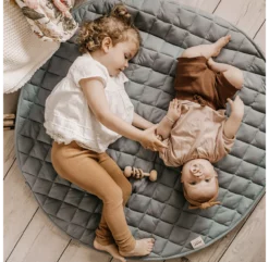 Play&Go Sac - Tapis D'éveil Organic - Mint -LES ENFANTS DU DESIGN Soldes tapis sac de jeux organic mint play and go 2 1264x1234