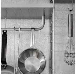 Tige 30 Cm Pour étagère En Métal - Gris -LES ENFANTS DU DESIGN Soldes tige 30 grey string 2 1264x1234